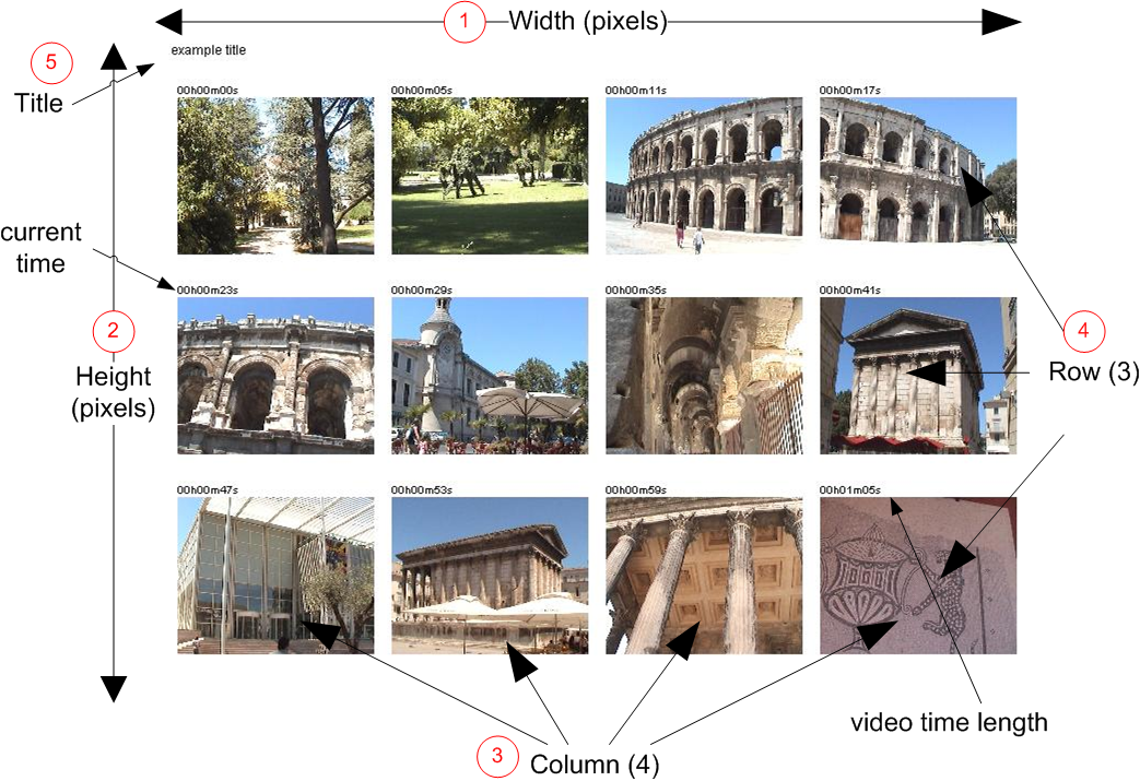 contact sheet parameter associate to image result